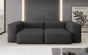 Designer 2-zits bank Snug in Stof