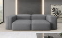 Designer 2-zits bank Snug in Stof