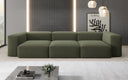 Ontwerper 3-zits bank Snug in Bouclé
