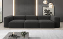 Ontwerper 3-zits bank Snug in Bouclé