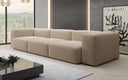 Ontwerper 3-zits bank Snug in Bouclé