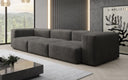 Ontwerper 3-zits bank Snug in Fluweel
