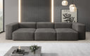 Ontwerper 3-zits bank Snug in Fluweel