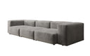 Ontwerper 3-zits bank Snug in Fluweel