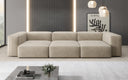 Ontwerper 3-zits bank Snug in Fluweel