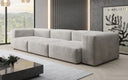 Ontwerper 3-zits bank Snug in Fluweel