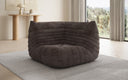 Designer Eckmodul Sofa-Sessel Calmo in Ribstof