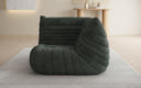 Designer Eckmodul Sofa-Sessel Calmo in Ribstof
