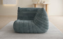 Designer Eckmodul Sofa-Sessel Calmo in Ribstof
