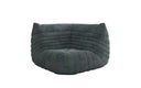Designer Eckmodul Sofa-Sessel Calmo in Ribstof