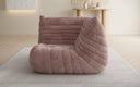 Designer Eckmodul Sofa-Sessel Calmo in Ribstof
