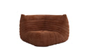 Designer Eckmodul Sofa-Sessel Calmo in Ribstof