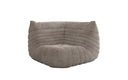Designer Eckmodul Sofa-Sessel Calmo in Ribstof