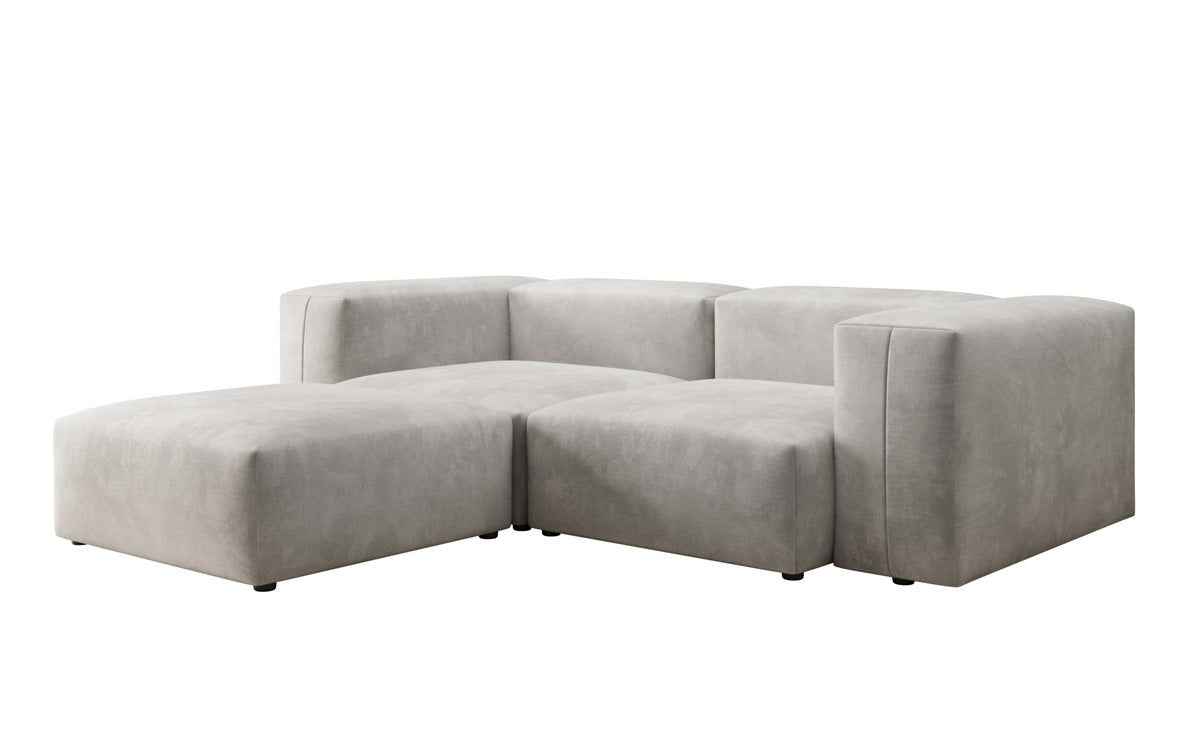 Designer hoekbank Snug Mini in Fluweel