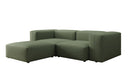 Designer-hoekbank Snug Mini in Stof