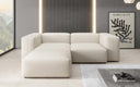 Designer-hoekbank Snug Mini in Stof