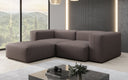 Designer-hoekbank Snug Mini in Stof