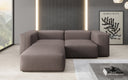 Designer-hoekbank Snug Mini in Stof