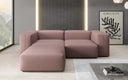 Designer-hoekbank Snug Mini in Stof