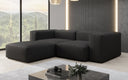 Designer-hoekbank Snug Mini in Stof