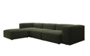 Designhoekbank Snug in Bouclé