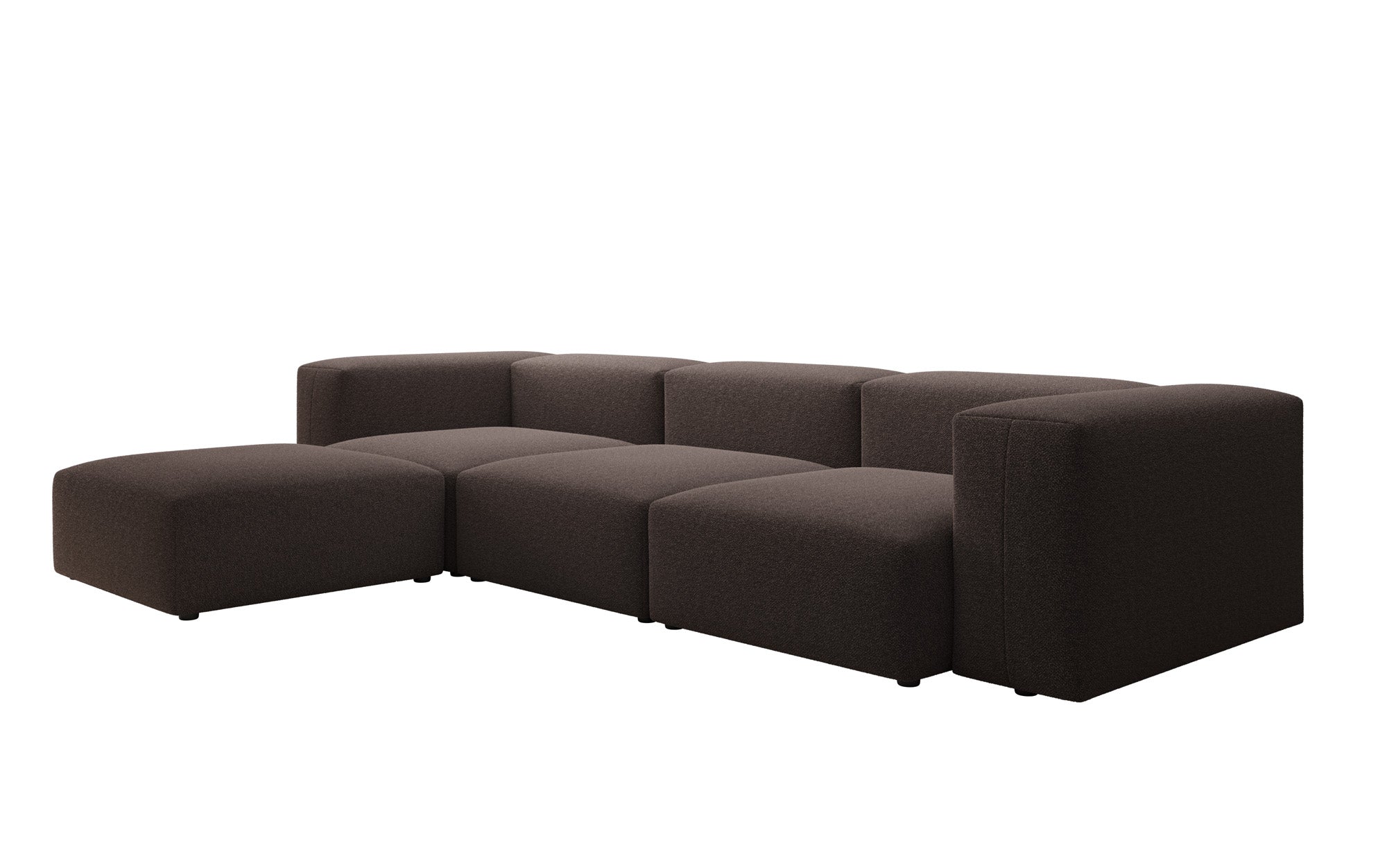 Ontwerper L-bank Snug in Bouclé