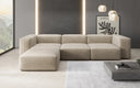 Designer hoekbank Snug in Fluweel