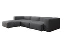 Designer-hoekbank Snug in Stof