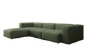 Designer-hoekbank Snug in Stof