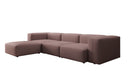Designer-hoekbank Snug in Stof