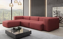 Designer-hoekbank Snug in Stof