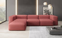 Designer-hoekbank Snug in Stof