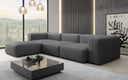 Designer-hoekbank Snug in Stof