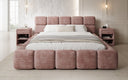 Designer gestoffeerd bed Matilda Ribstof met opbergruimte