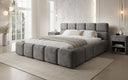 Designer gestoffeerd bed Matilda Ribstof met opbergruimte