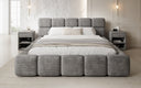 Designer gestoffeerd bed Matilda Ribstof met opbergruimte