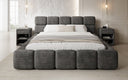 Designer gestoffeerd bed Matilda Ribstof met opbergruimte