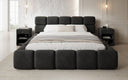 Designer gestoffeerd bed Matilda Fluweel met opbergruimte