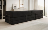 Designer Sofa Lazy 3 Sitzer XXL in Bouclé