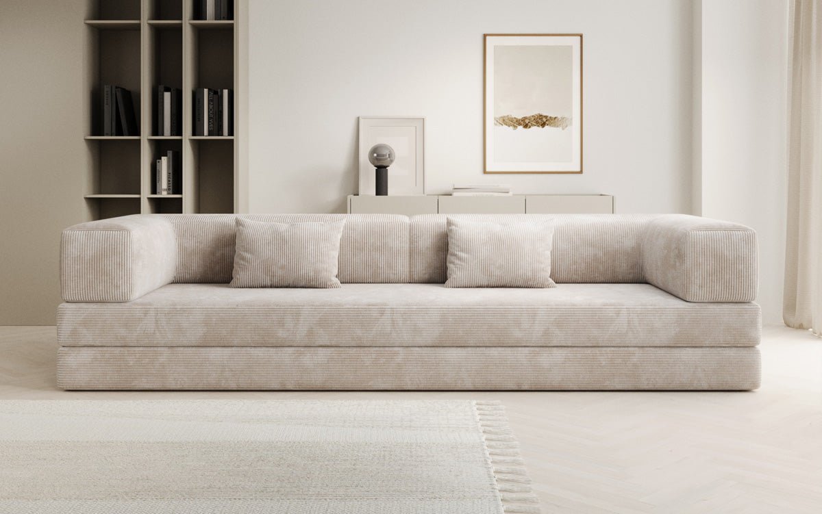Designer Sofa Lazy 3-zits XXL in Corduroy