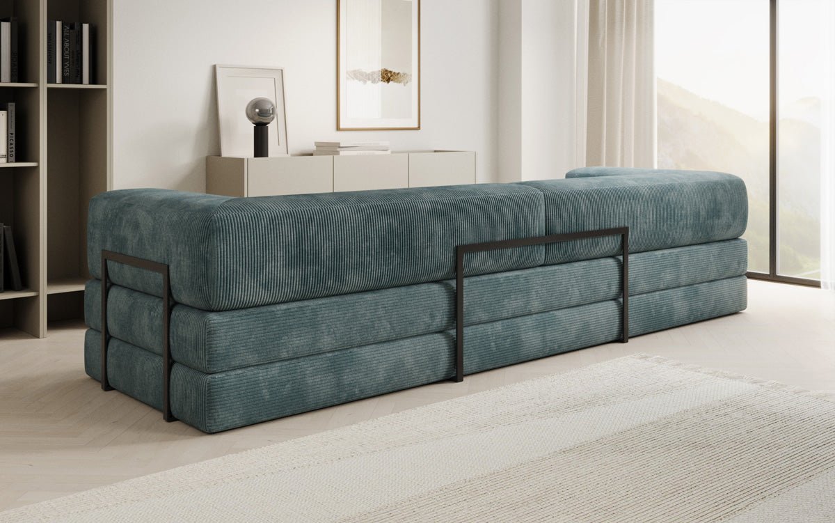 Designer Sofa Lazy 3-zits XXL in Corduroy