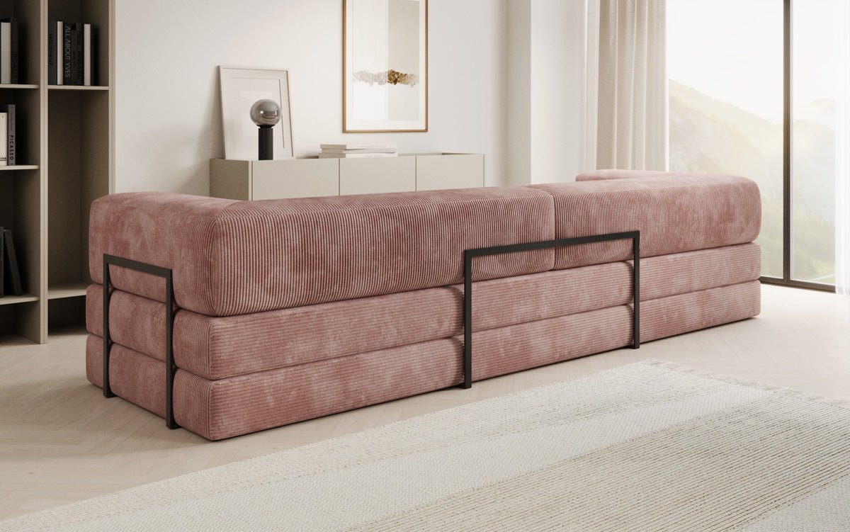 Designer Sofa Lazy 3-zits XXL in Corduroy