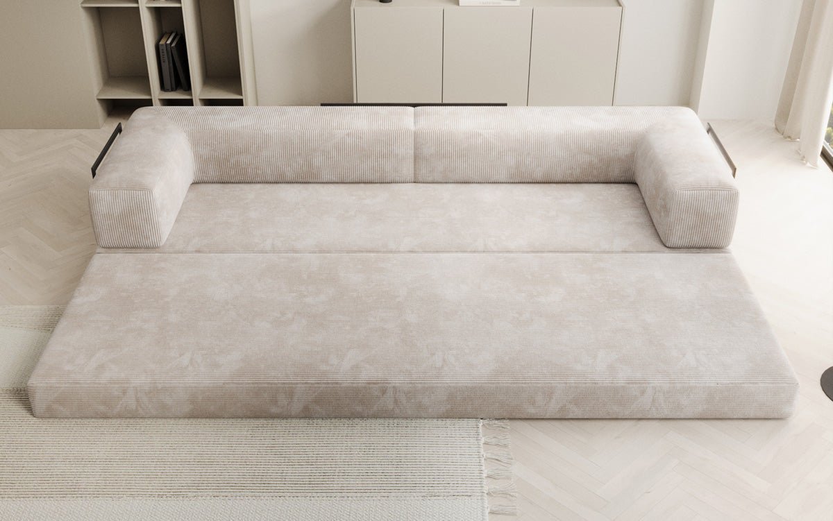 Designer Sofa Lazy 3-zits XXL in Corduroy