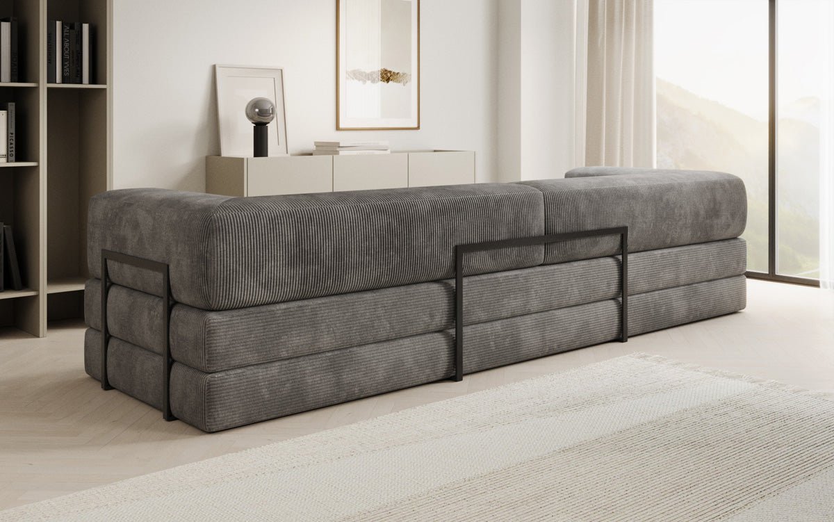 Designer Sofa Lazy 3-zits XXL in Corduroy