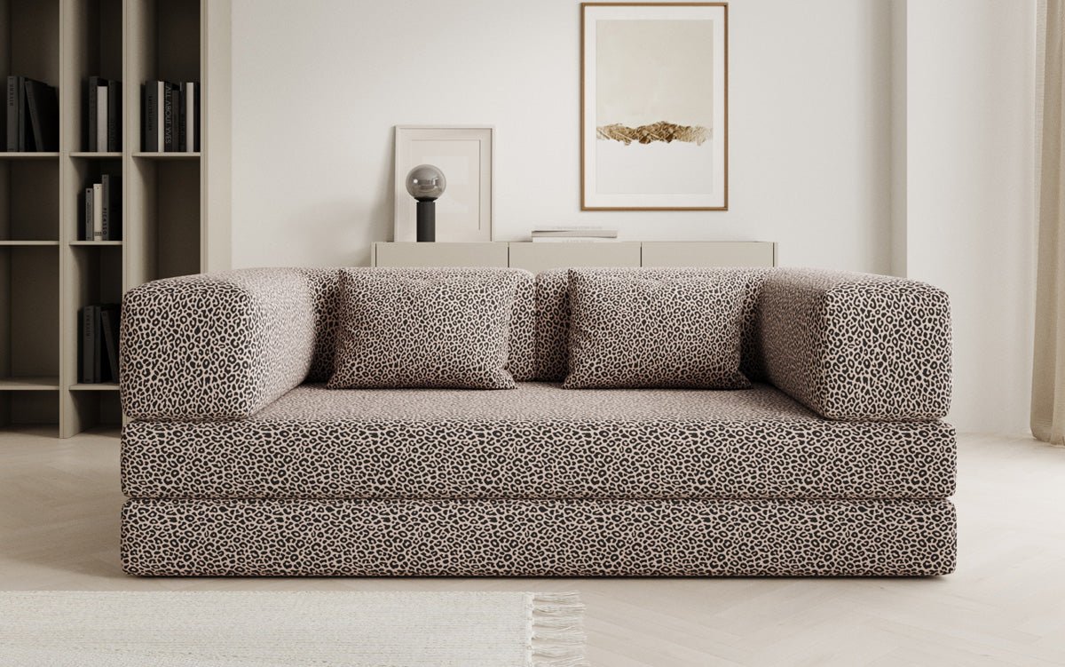 Designer Sofa Lazy 3 Sitzer im Wildmuster