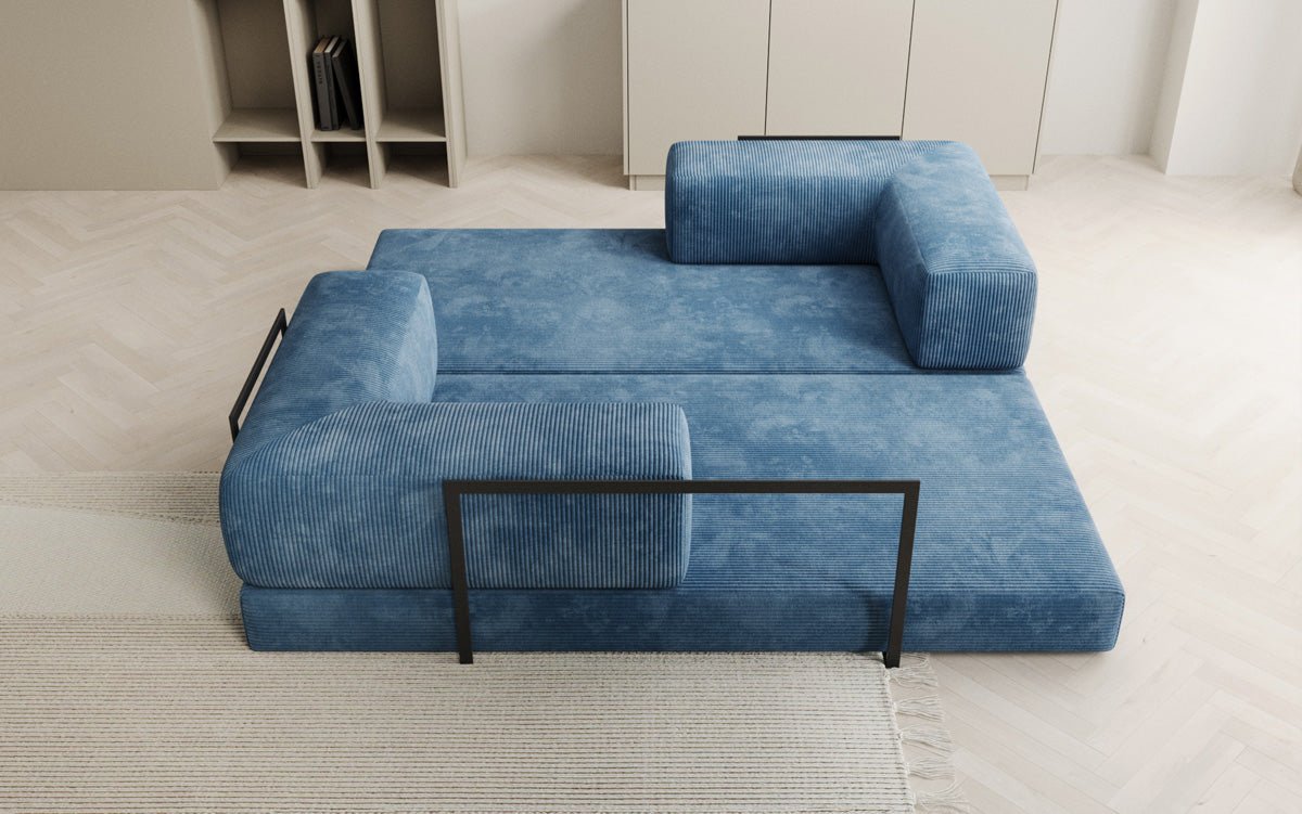 Designer Sofa Lazy 3-zits in Corduroy