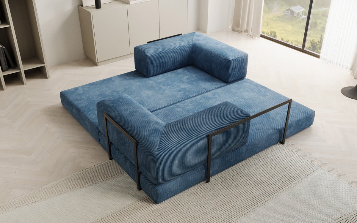 Designer Sofa Lazy 3-zits in Corduroy