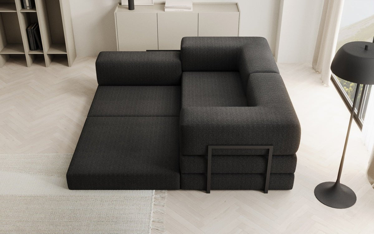 Designerbank Lazy L Mini in Bouclé