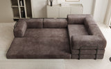Designer Sofa Lazy L geschlossen in Cord