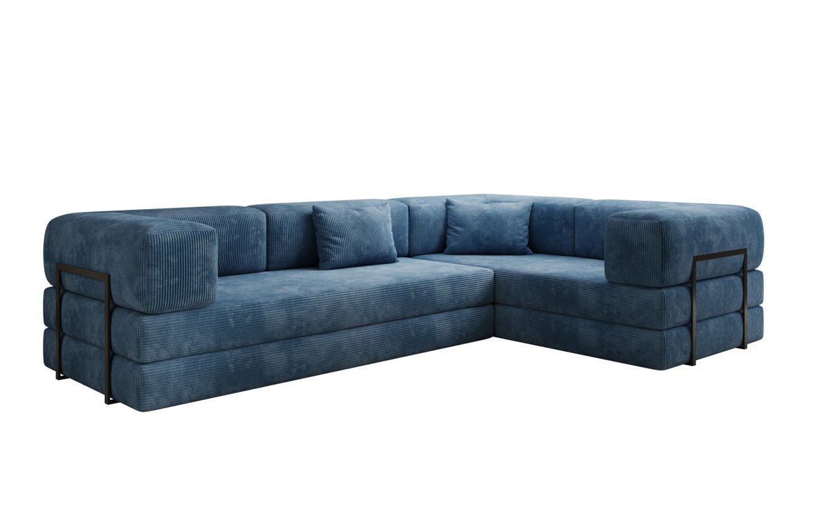 Designer Sofa Lazy L gesloten in Cord